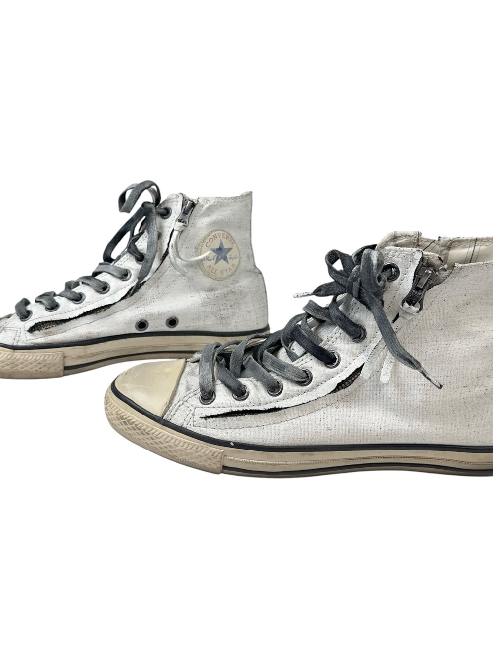 Converse x John Varvatos Chuck Taylor All Star Double Zip High-Top White Painted